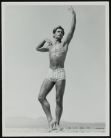 Vassili Sulich demonstrating a ballet pose, image 011: photographic print