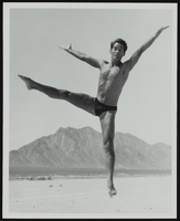 Vassili Sulich demonstrating a ballet pose, image 013: photographic print