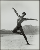 Vassili Sulich demonstrating a ballet pose, image 014: photographic print