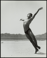 Vassili Sulich demonstrating a ballet pose, image 015: photographic print