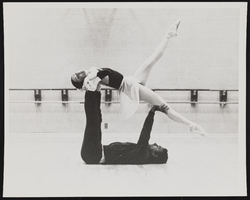 Vassili Sulich rehearsing with dance partner, image 005: photographic print