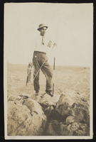 "Top man" mining operation worker: photographic print