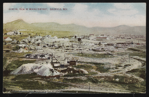 Goldfield mining district: postcard