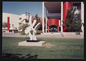 Sculpture by Kevin Robb on the UNLV campus: photographic print