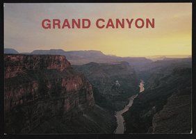 Toroweap Overlook at the Grand Canyon: postcard