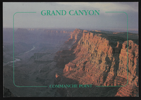 Comanche Point at the Grand Canyon: postcard