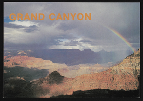 View of Yaki Point from Mather Point at the Grand Canyon: postcard