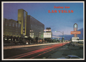 The Las Vegas Strip, image 011: postcard