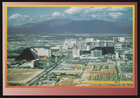The Las Vegas Strip, image 016: postcard