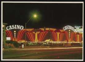Castaways Hotel and Casino, image 002: postcard