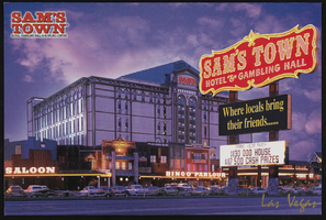 Sam's Town Hotel and Gambling Hall, image 002: postcard