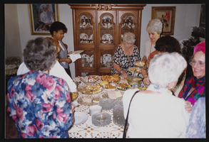 Buffet table at the Jean Ford Reception: photographic print