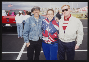 Peck, Brown, and Parks at the second annual Gay Pride parade, image 001: photographic print