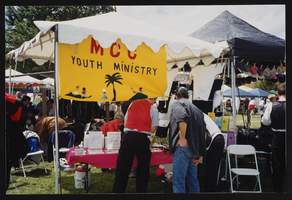 Metropolitan Community Church Youth Ministry booth at Gay Pride: photographic print