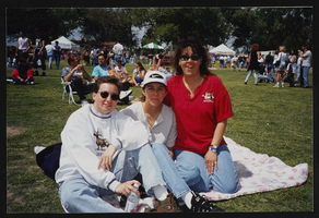 Krast, Fraley, and Lujan at Gay Pride: photographic print