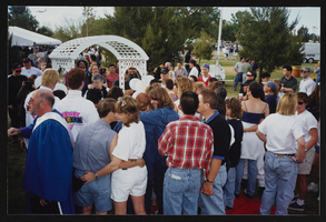 Mass holy union ceremony performed at Gay pride, image 002: photographic print
