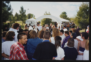 Mass holy union ceremony performed at Gay pride, image 003: photographic print
