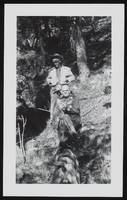 C. Norman Cornwall on a hunting trip: photographic print