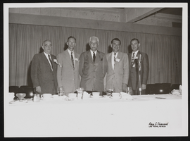 C. Norman Cornwall at a Lions Club dinner: photographic print