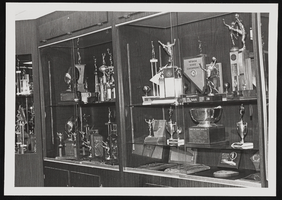 Bishop Gorman High School trophy case: photorgaphic print