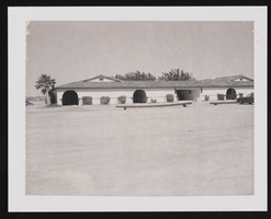 West view of Equestrian Estates Stables: photographic print