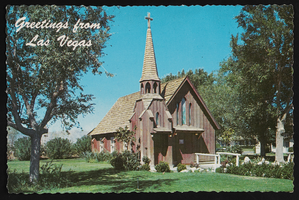 The Little Church of the West: postcard