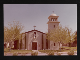 Front view of St. Peter the Apostle Catholic Church: photographic print