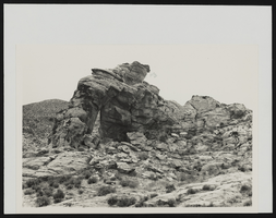 Northwest view of the Sifted Site, Nevada: photographic print