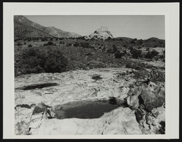 Northeast view of the Yellow Plug, Cottonwood Valley, Nevada: photographic print