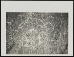 Petroglyphs at Muddy Springs Canyon, Red Rock Canyon, Nevada: photographic print