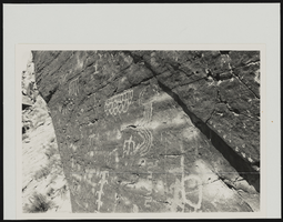 Petroglyphs at Mouse's Canyon, Red Rock Canyon, Nevada: photographic print