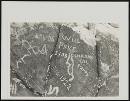 Petroglyphs at Aztec Tank, Clark County, Nevada: photographic print