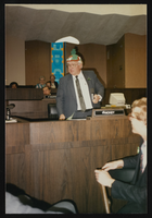 Thomas J. Hickey during a legislative session: photographic print