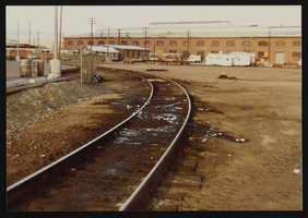 Train yard: photographic print