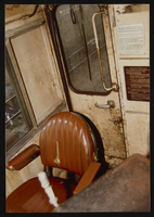 Interior view of a locomotive: photographic print