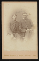 James Henderson (left) and William Scott, James and Albert S. Henderson's uncle: photographic print