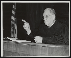 Judge Albert S. Henderson in court: photographic print