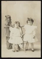 Alice (left) and Wanda (right) Henderson, daughters of Albert S. Henderson: photographic print
