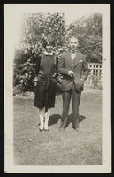 Wanda Henderson and her first husband (name unknown): photographic print
