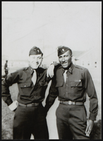 James B. McMillan and a friend at the Carlisle barracks in Pennsylvania: photographic print