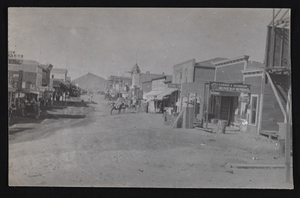 Looking north on Main Street, Goldfield, Nevada: photographic print