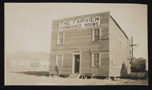 The Fairview, furnished rooms, Seven Troughs mining district, Lovelock, Nevada: photographic print