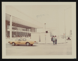Exterior of exhibit hall at the National Women's Conference, Houston, Texas: photographic print