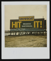 Polaroid of Showboat billboard advertising Megabucks, Atlantic City, New Jersey: photographic print
