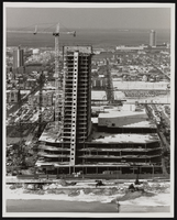 Construction of the Showboat Casino high-rise, Atlantic City, New Jersey: photographic print