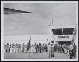 View of the Las Vegas Port of Entry Opening Ceremony, Las Vegas, Nevada: photographic print