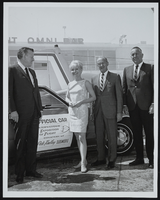 G. B Barney Rawlings, Susan Oliver, Keith Hanna, and John Seymour (indentified from left to right): photographic print