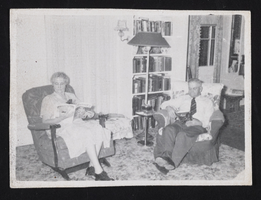 Laura Kellum Janish and Edward Janish, Carl's parents: photographic print