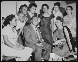 Alice Key and Louis Armstrong with the Benevolent Variety Artists: photographic print
