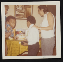 Alice Key with her grandsons, Anthony and Aaron, and their godmother, Lucille Pendleton: photographic print